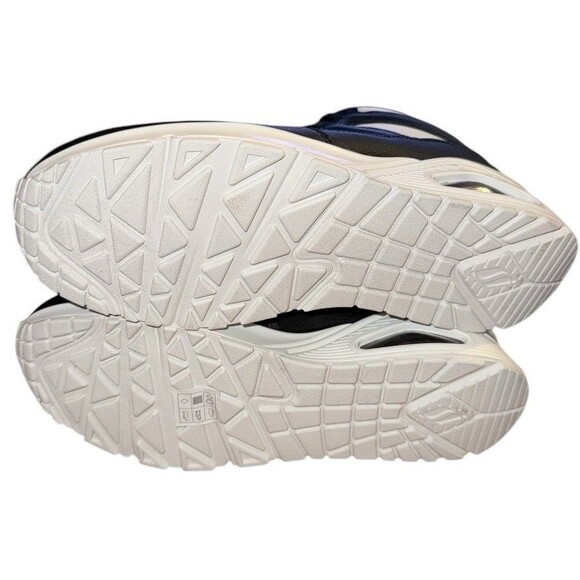 Skechers Wms Sz 9.5 Uno-High Regards White High Top Sneakers 177099 Color WBK - Picture 5 of 8